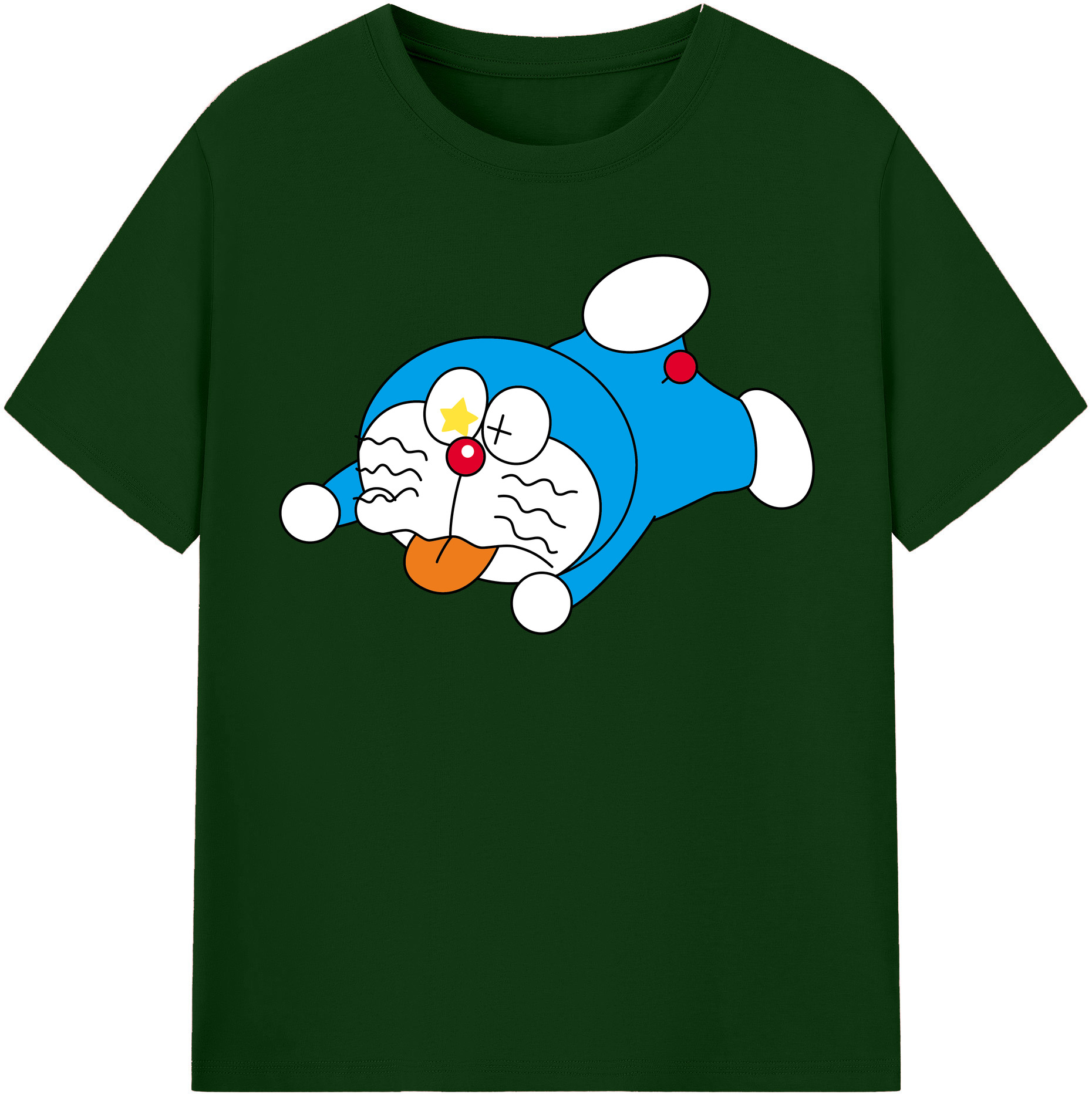 （画像用） ドラえもん Doraemon 綿100％半袖Tシャツ（フロントプリント）
